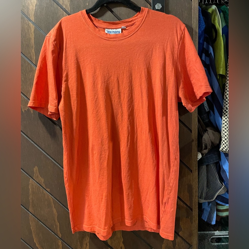 Jungmaven Orange Crewneck T-Shirt
